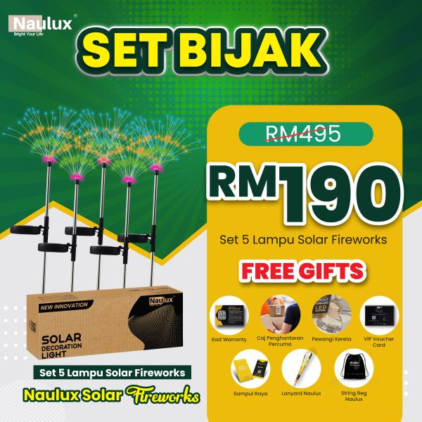 LAMPU FIREWORK BIJAK 5PCS